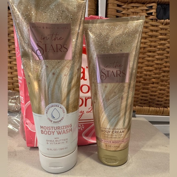 Bath & Body Works Other - BATH & BODY WORKS IN THE STARS BODY WASH & BODY CREAM SET *FULL SIZE*